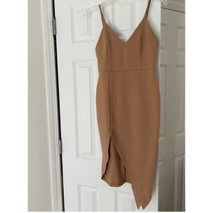 Kilee Midi Dress in Nude